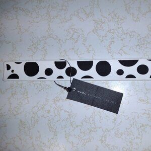 NWT Marc Jacobs Spotted Slap Bracelet Dalmatian Black and White Multi
